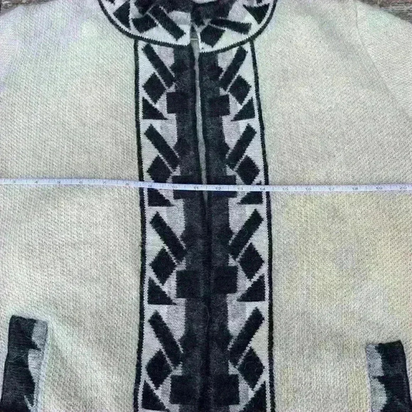 Beautiful vintage mon repos 100% alpaca wool cardigan size small - Picture 7 of 7